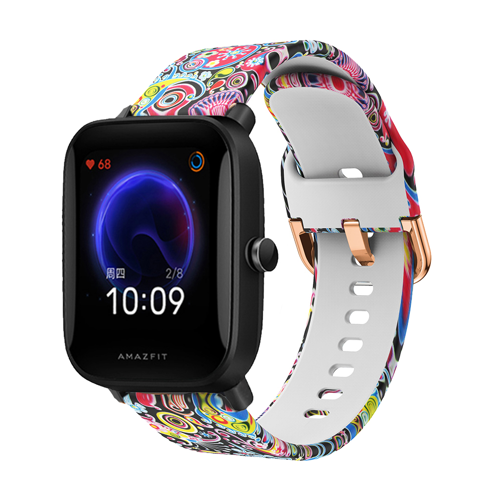 Dây Đeo Silicon Thay Thế Cho Đồng Hồ Thông Minh Huami Amazfit Bip U Pro 1S GTS 2 mini 2E 20mm