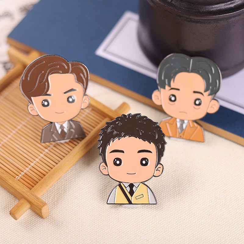 Ghim Cài Áo Hình Nhân Vật Hoạt Hình Anime Phong Cách Retro