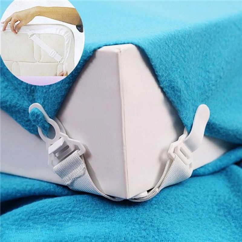 Set 4 Dây Kẹp Chặn Drap Ga Trải Giường, Cố Định 4 Góc Drap Nệm Chắc Chắn Tiện Lợi Giadung_10k (K309)