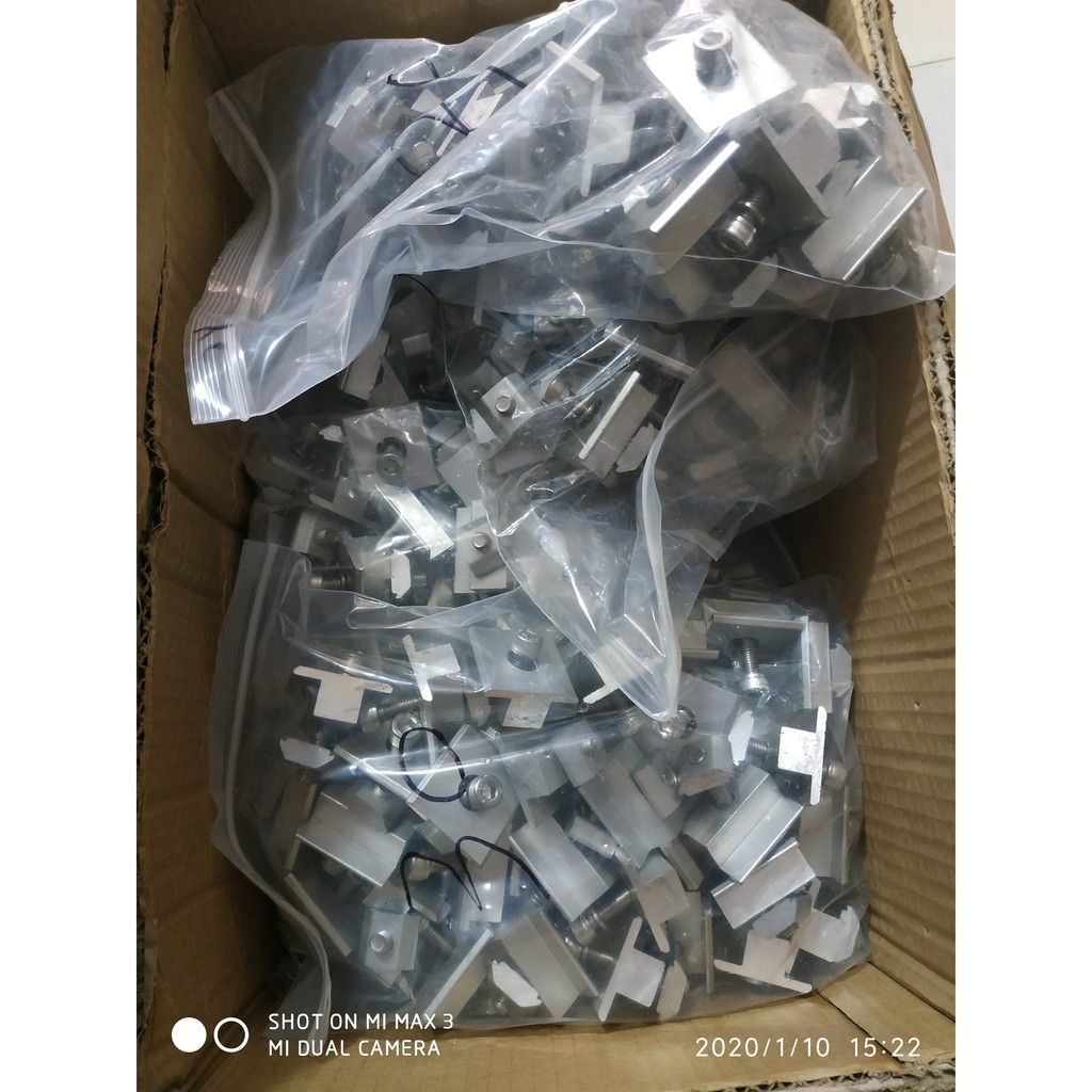 Bát Kẹp biên bìa tấm pin mặt trời 40mm - End clamp solar panel 40 | BigBuy360 - bigbuy360.vn