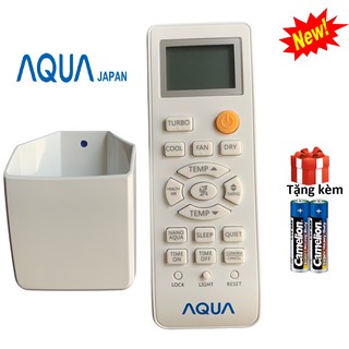 Điều khiển điều hoà Aqua hàng hãng theo máy, remote máy lạnh Aqua - Hàng mới [ tặng kèm pin, BH 30 ngày đổi trả ]