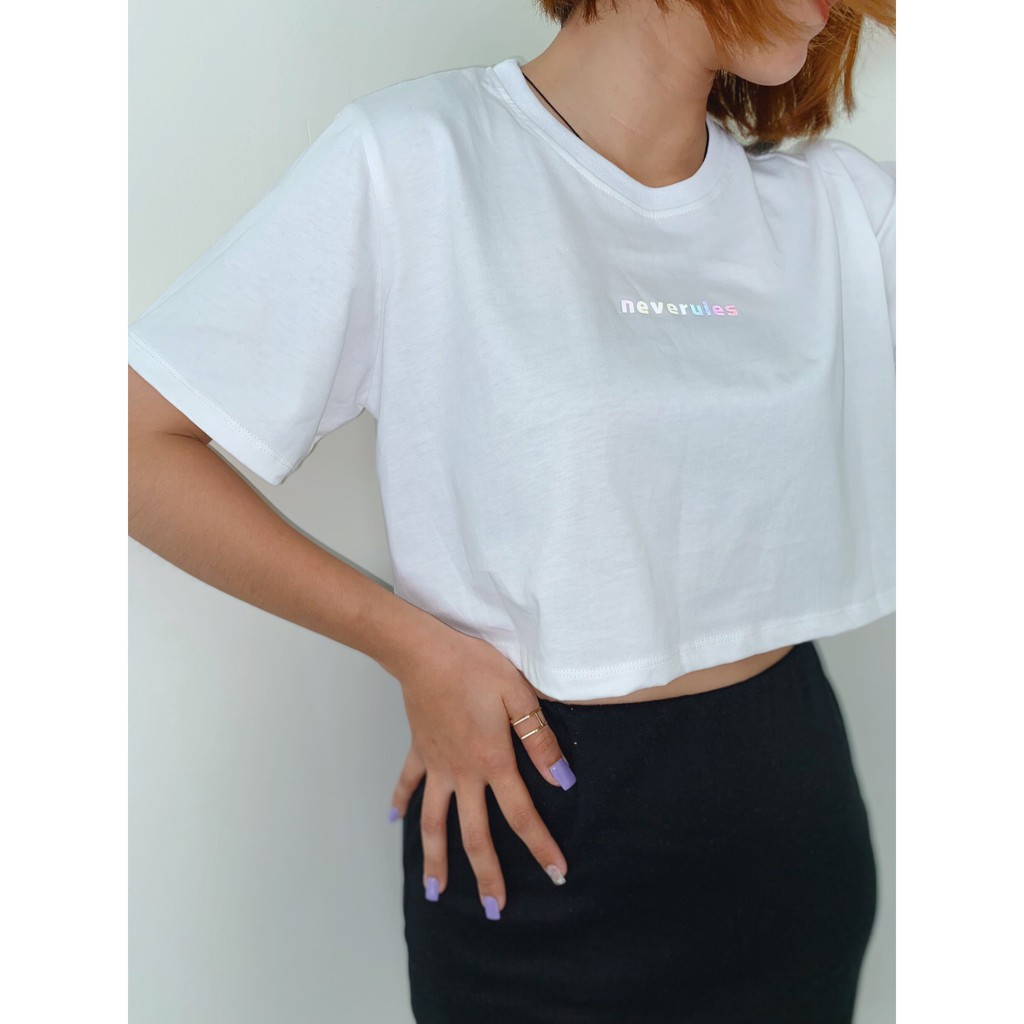Áo Croptop Neverules | BigBuy360 - bigbuy360.vn
