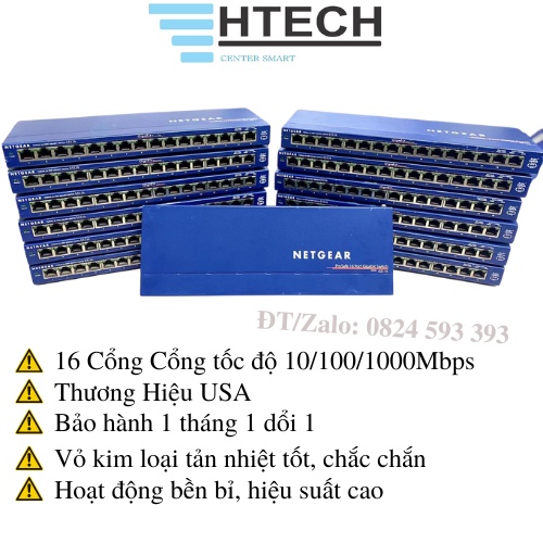 Bộ chia mạng Netgear GS116 16-Port 10/100/1000 Gigabit Switch