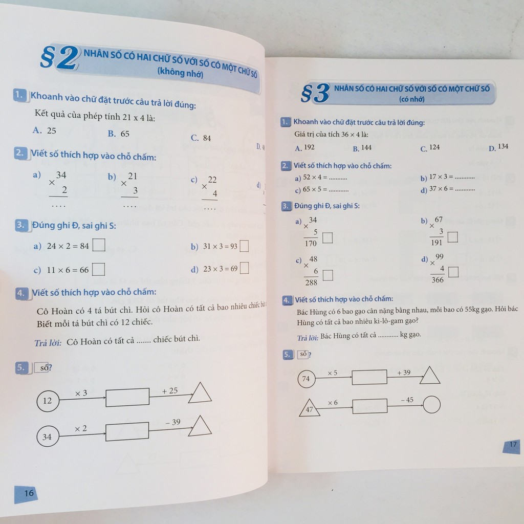 Sách – Bài Tập Trắc Nghiệm và Đề Tự Kiểm Tra Toán 3