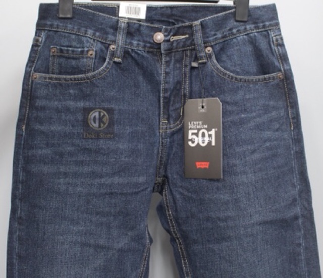 Quần Jean Ống Suông Nam Xanh Đậm SN, Quần Jean Nam Ống Rộng, Vải Không Co Giãn Chính Phẩm Mềm Mịn - DOKI | BigBuy360 - bigbuy360.vn