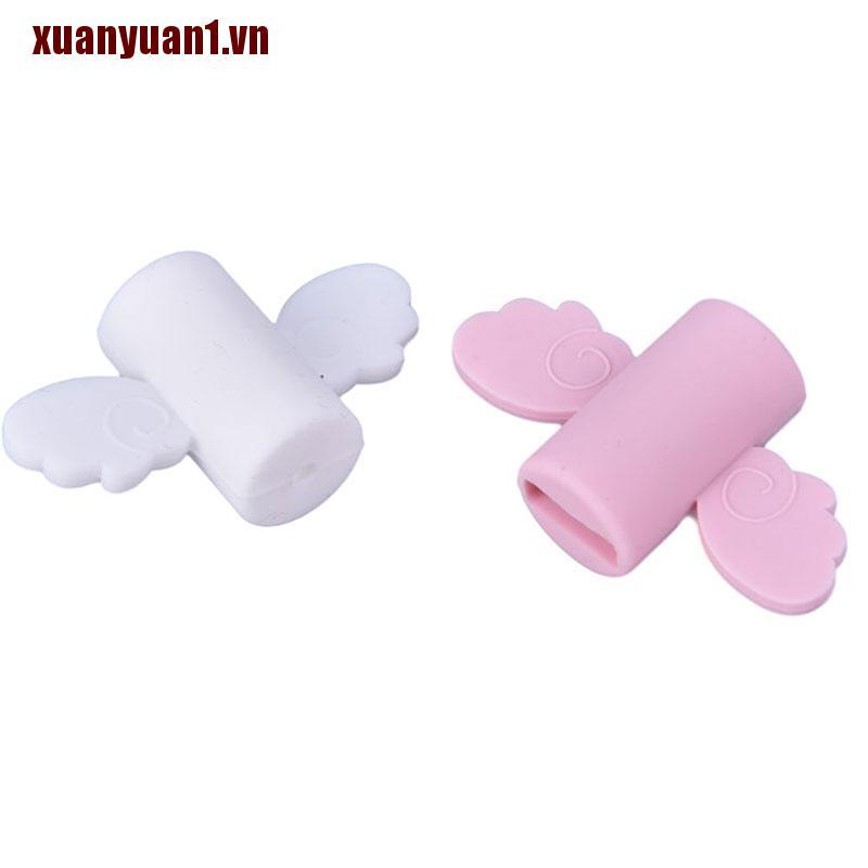 [xuanyuan1] 2 Dụng Cụ Quấn Bảo Vệ Dây Cáp USB Hình Đôi Cánh Thiên Thần Dễ Thương
