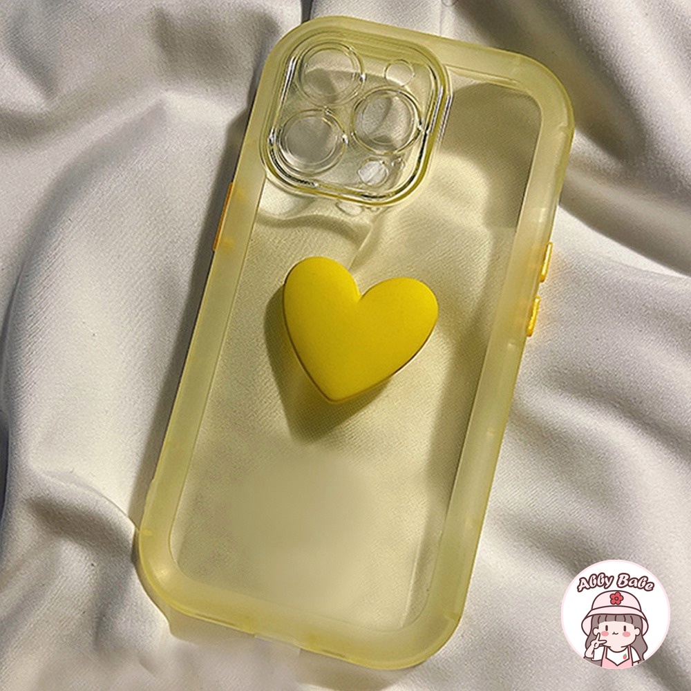 Ốp Điện Thoại TPU Mềm Chống Sốc In Hình Trái Tim Màu Macaron Cho Iphone 11 7Plus 13 12 11 Pro Max X XS 12 13 XR