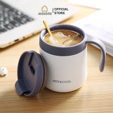 Cốc giữ nhiệt ca đựng trà cafe 350ml - Ly giữ nhiệt hút chân không coffee 350ml hot & cool