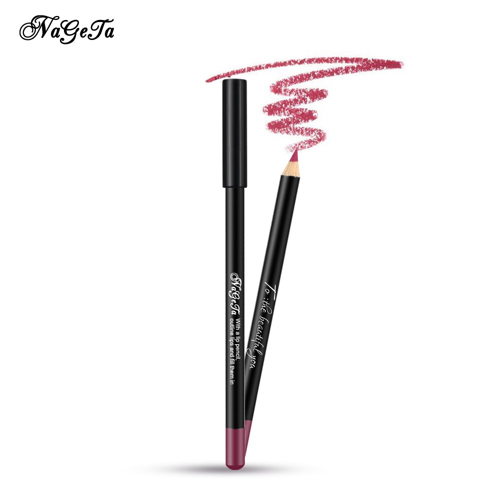 [Hàng mới về] Bút Kẻ Viền Môi Nageta Màu Lì Mịn Màng Chống Thấm Nước