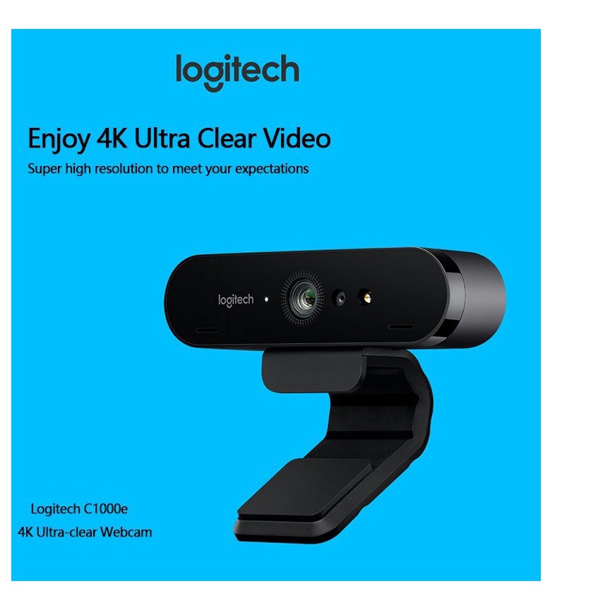 Webcam  C1000e BRIO 4K Ultra HD - Hàng Chính Hãng Logitech