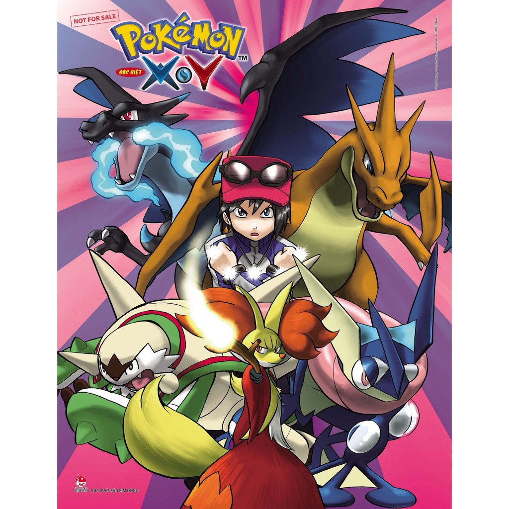 Sách - Box set POKÉMON Đặc Biệt X-Y Set Manga (6 Tập) - Tặng Poster