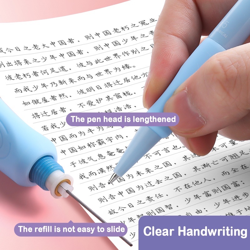 Bút Chì Bấm Điều Chỉnh Tư Thế Ngòi 0.5mm 0.7mm Cho Học Sinh