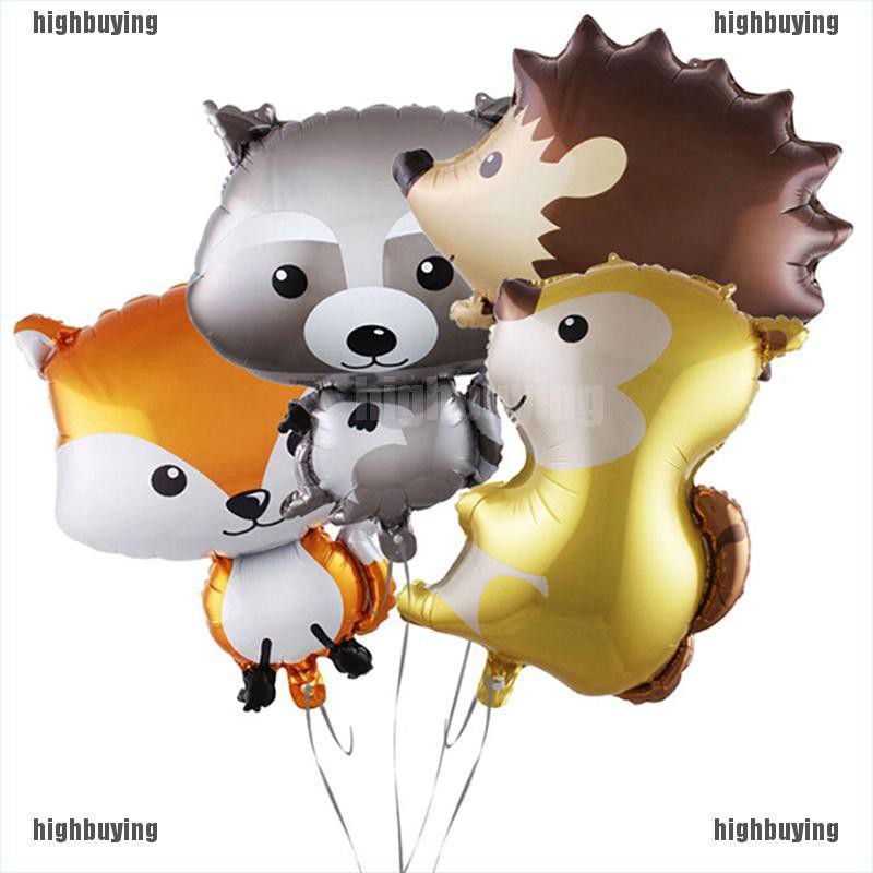 Set 4 Bong BóNg HìNh ĐộNg VậT Dễ Thương Trang Trí TiệC