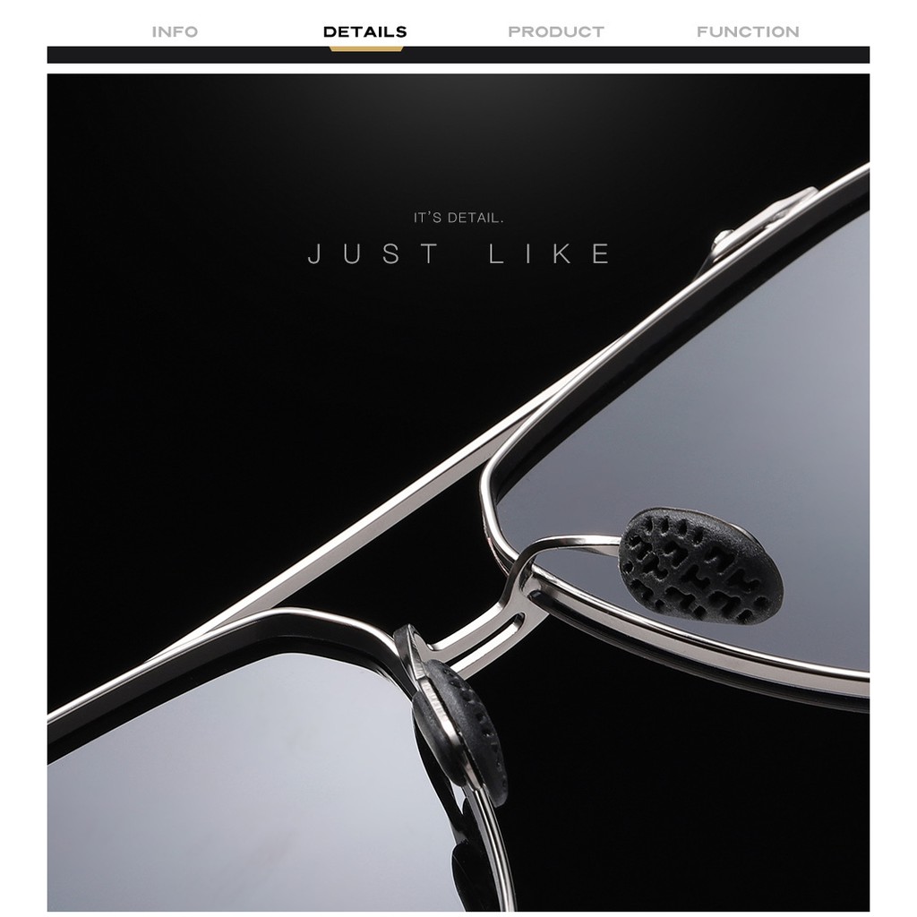 Kính mắt vuông, kính râm phân cực chống lóa A636 - NVfashion | BigBuy360 - bigbuy360.vn