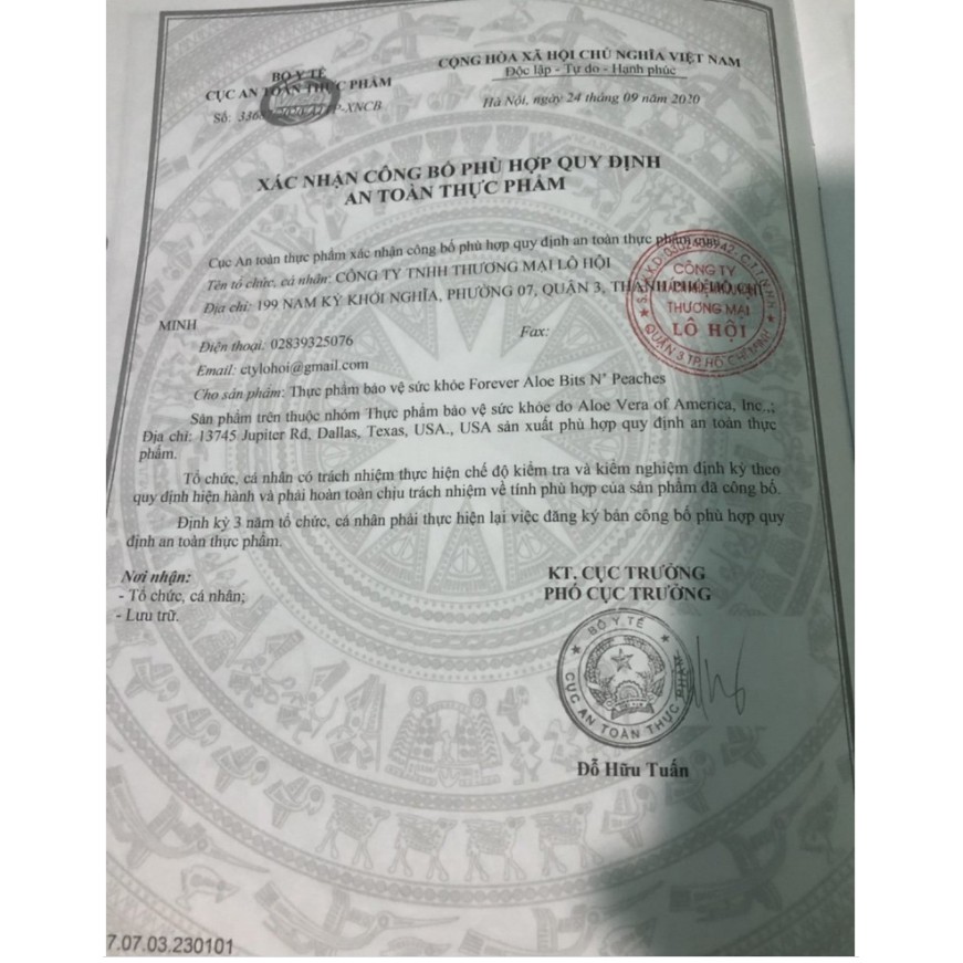 Forever Aloe Bits N’peaches 077 Flp Nước Uống Dinh Dưỡng Lô hội Aloe Vera | Thế Giới Skin Care