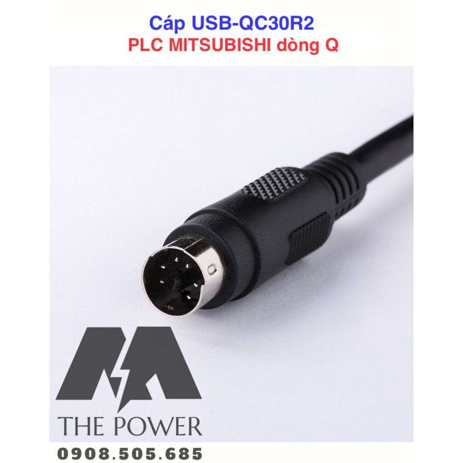 Cáp lập trình PLC Mitsubishi USB-QC30R2 cho dòng PLC MITSUBISHI MELSEQ Q