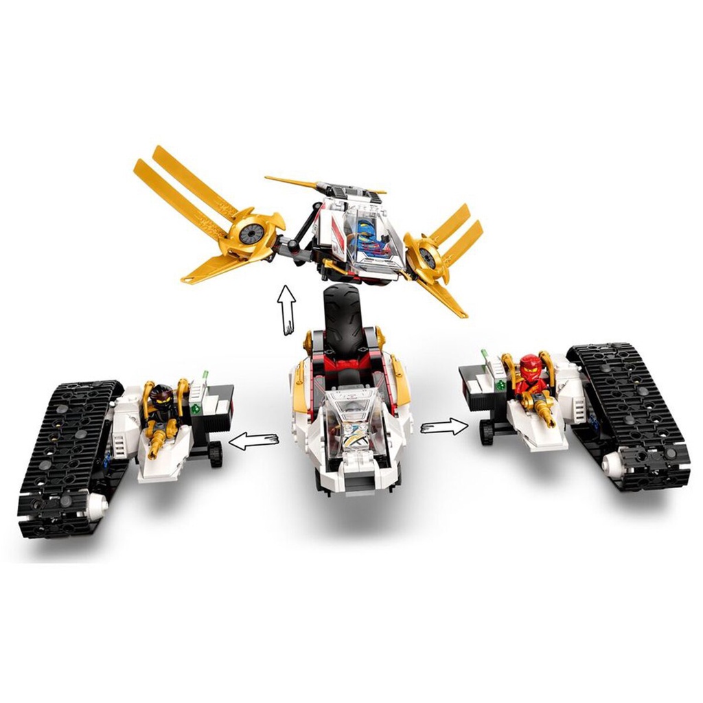 Đồ chơi giáo dục Lắp ráp Mô hình Ninjago Ultra Sonic Raider 60081