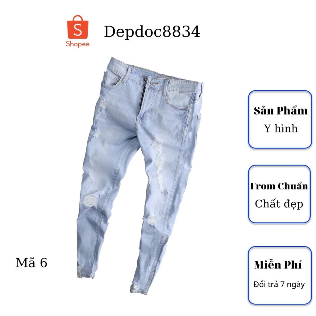 Quần jean nam cao cấp, chất liệu bò ( jean ) mềm mịn, from chuẩn, có nhiều mẫu đẹp mới đi kèm depdoc23 | BigBuy360 - bigbuy360.vn