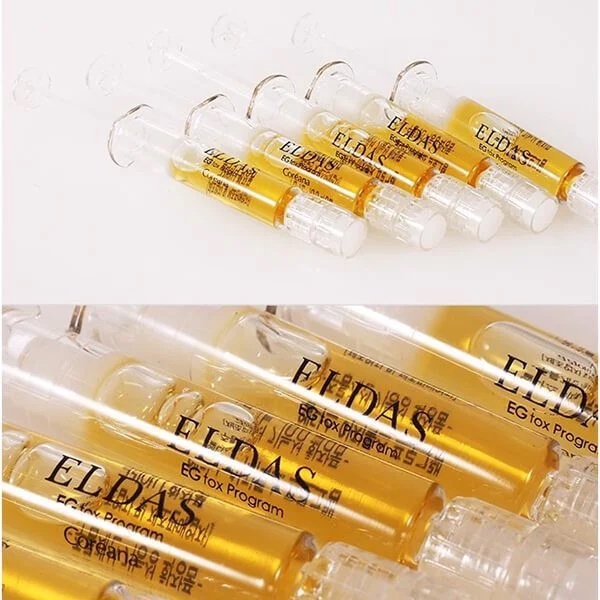 Hộp 4 Ống Tế Bào Gốc Tái Tạo Căng Bóng Da Eldas EG Tox Program Coreana (2ml x 4)