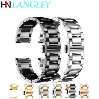 Dây đeo đồng hồ bằng thép không gỉ 16mm / 18mm / 20mm / 21mm / 22mm / 23mm / 24mm / 26mm