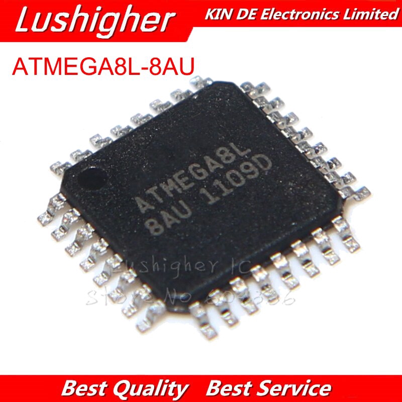 5PCS ATMEGA8L-8AU ATMEGA8-AU QFP ATMEGA8L TQFP32 Programmable Flash new original