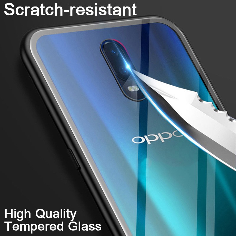 Ốp điện thoại kính cường lực viền kim loại từ tính cho Oppo A31 A91 A1K A5S Realme 5 Pro 5S 5I A9 A5 2020 Reno 2 2F | BigBuy360 - bigbuy360.vn