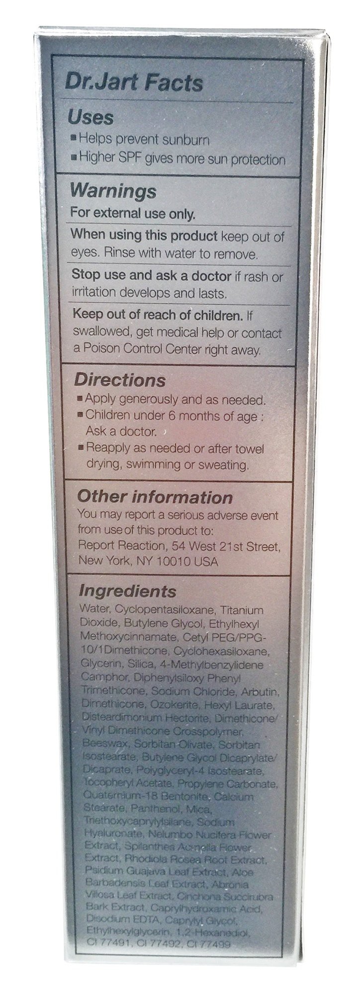 DR.JART (Hàng Mới Về) Kem Bb Chống Nắng Spf35 Pa + + Giúp Làm Trắng Da 40ml mỹ phẩm trang điểm | BigBuy360 - bigbuy360.vn