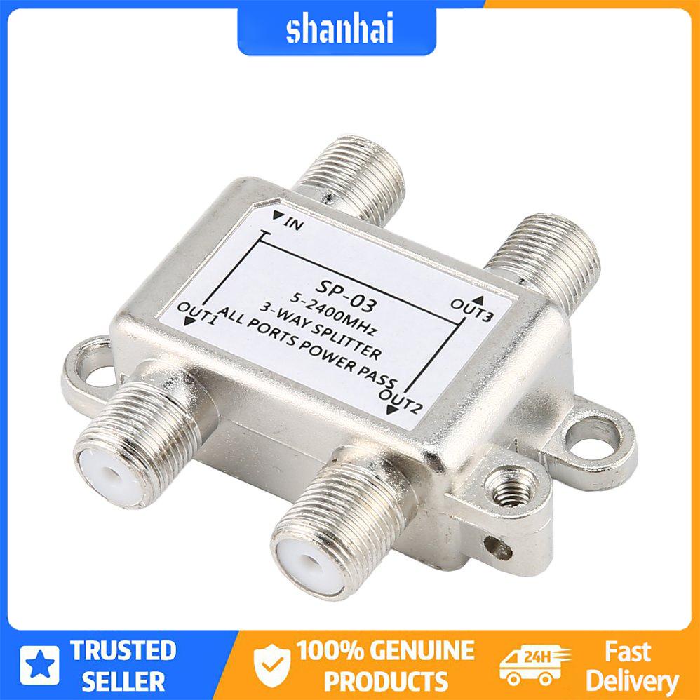 Bộ Chia Tín Hiệu Vệ Tinh 3 Cổng Js-Sp03 Tiện Dụng Chất Lượng Cao