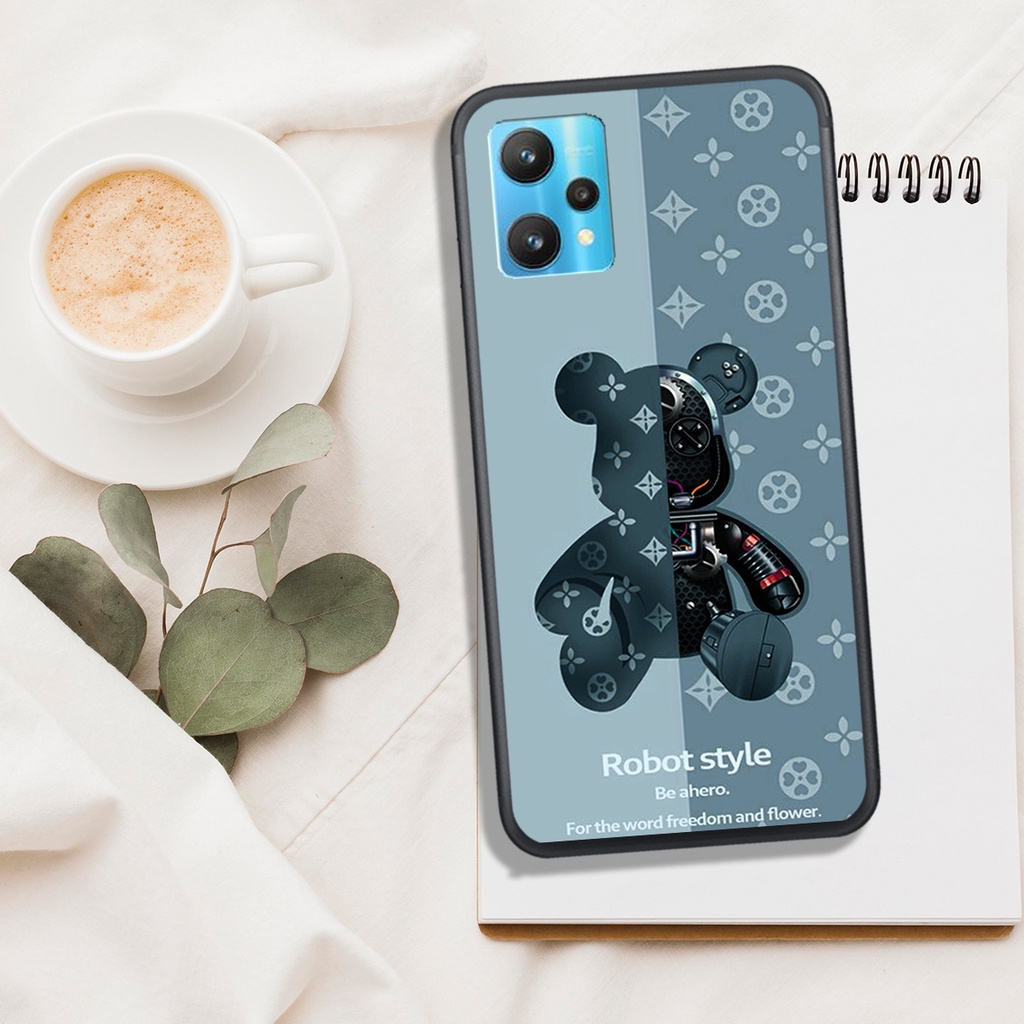 ỐP LƯNG OPPO REALME C35, IN HÌNH GẤU BEAR BRICK DỄ THƯƠNG, BAO ĐẸP.