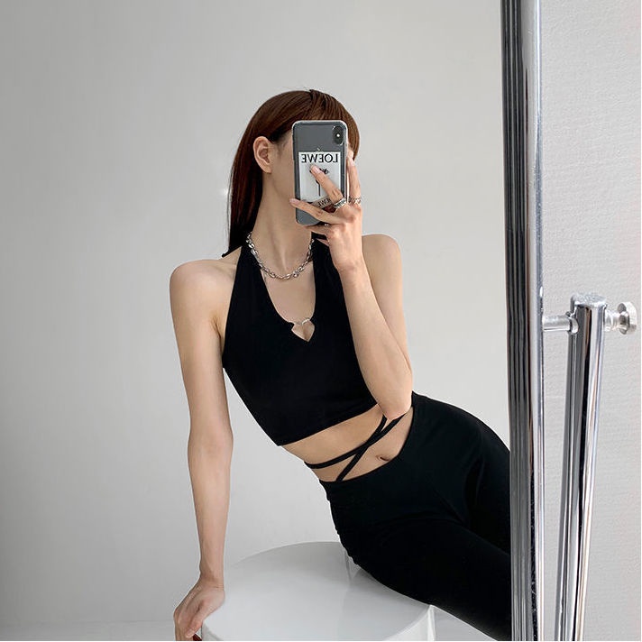 Áo Croptop Hở Lưng Đan Dây Hở Lưng Size Lớn Size S-2XL Cho Nữ