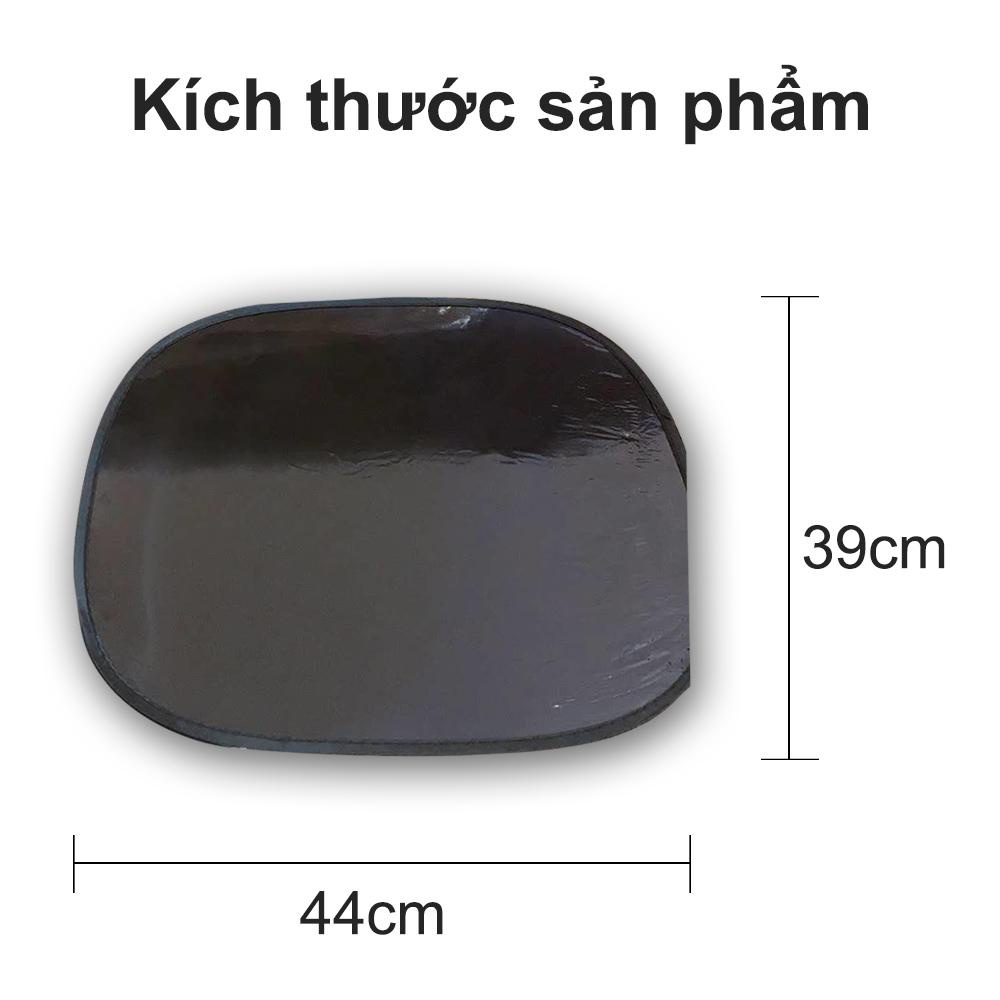 [HCM]Bộ 2 tấm chắn nắng, màn miếng che nắng chống nắng cách nhiệt ô tô xe hơi loại tốt-màu đen [ZYB1002]