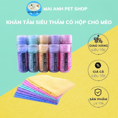 Khăn Tắm Siêu Thấm Cho Thú Cưng