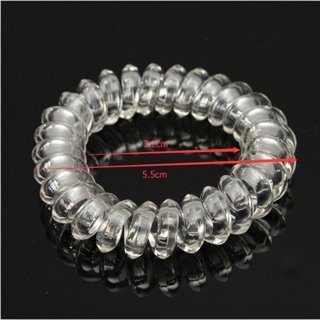 Dây buộc tóc lò xo trong suốt