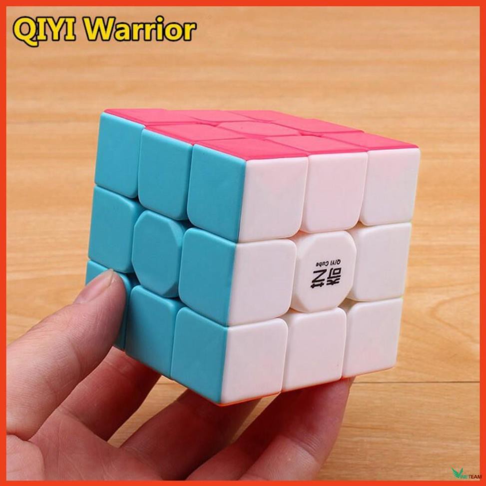 Rubik 3x3 Qiyi Warrior S Stickerless Rubic 3 Tầng Không Viền -dc4642