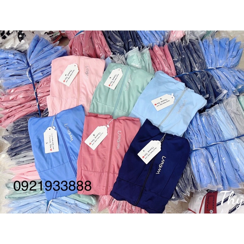 Áo nắng dài bo đai ,vành mũ cứng size 20-40kg chất liệu thoáng mát