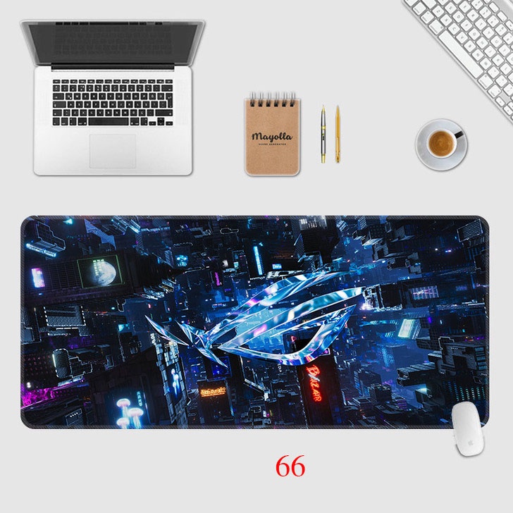 Lót chuột cỡ lớn Asus Rog 80x30cm dày dặn 3mm chuyên game chống trơn trượt siêu bền siêu rẻ / 3C14