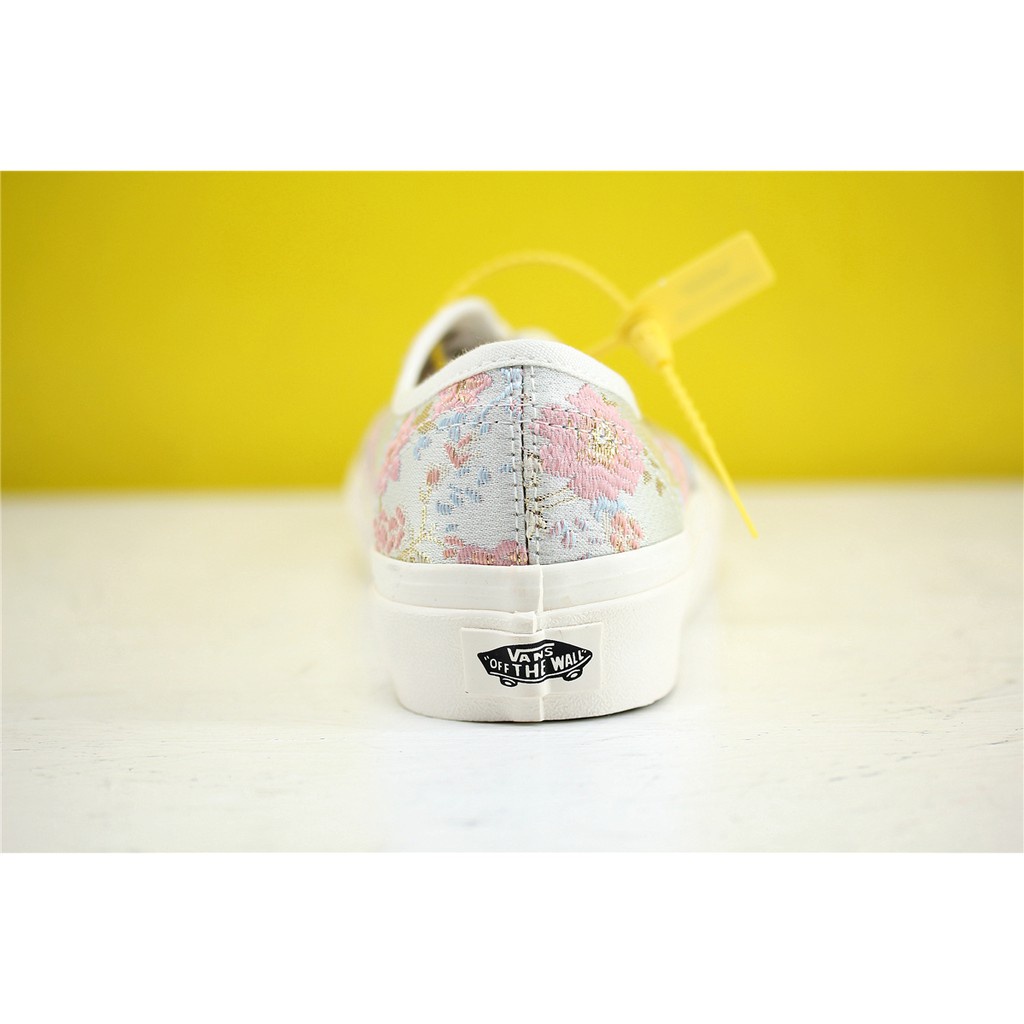 Giày Thể Thao Vans Annaheim Trắng 100% Chính Hãng In Họa Tiết Hoa Dành Cho Nam Và Nữ