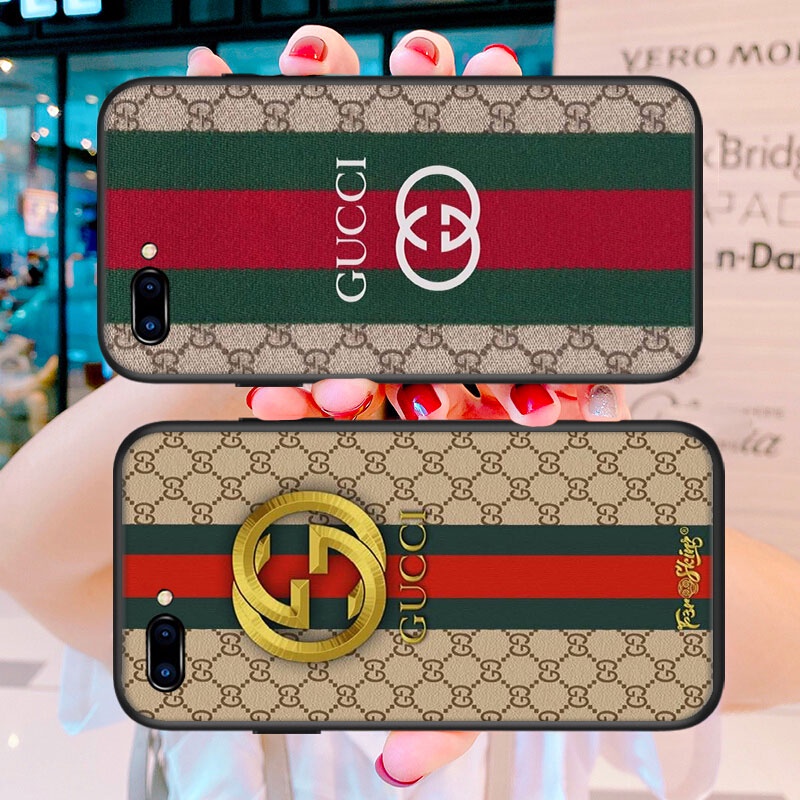 Ốp điện thoại silicon mềm phong cách Gucci cho Oppo F5 F7 F9 F11 Pro R9 R9S R15 R17 Pro