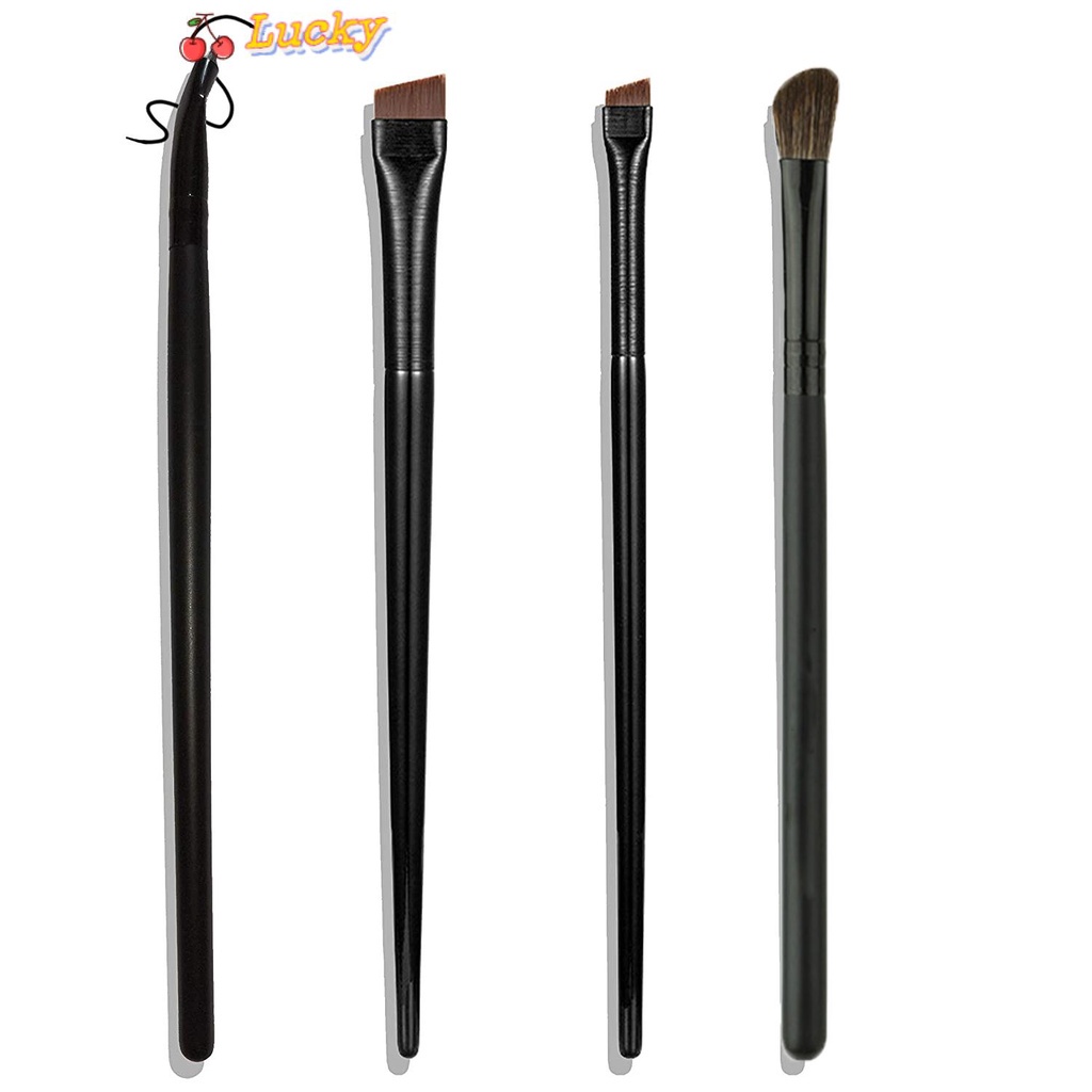 Set 1/2/4 Cọ Trang Điểm Kẻ Mắt/Lông Mày Đầu Cọ Mềm Siêu Mỏng Chuyên Nghiệp