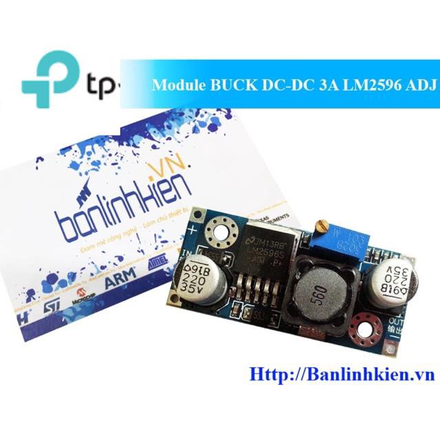 Mach hạ áp Module BUCK DC-DC 3A LM2596 ADJ