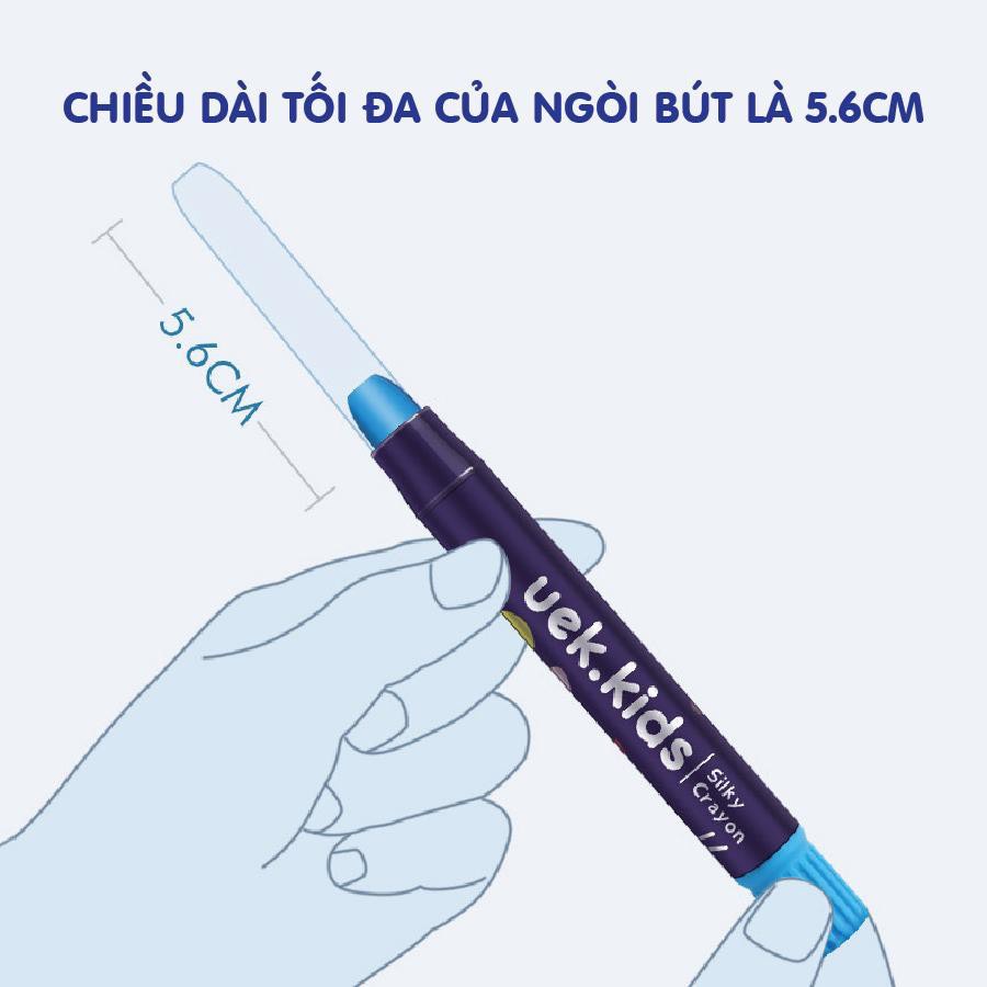 Hộp 24 cây bút sáp màu UEK cao cấp cho bé - Bút sáp màu hữu cơ an toàn cho bé UEK chính hãng