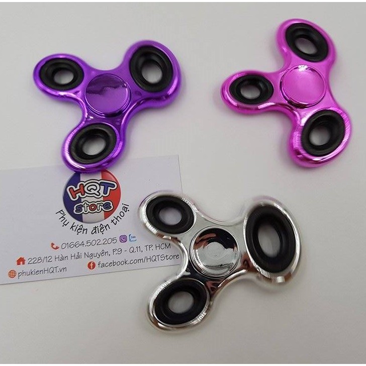 Hand Spinner 3 cánh nhựa mạ inox