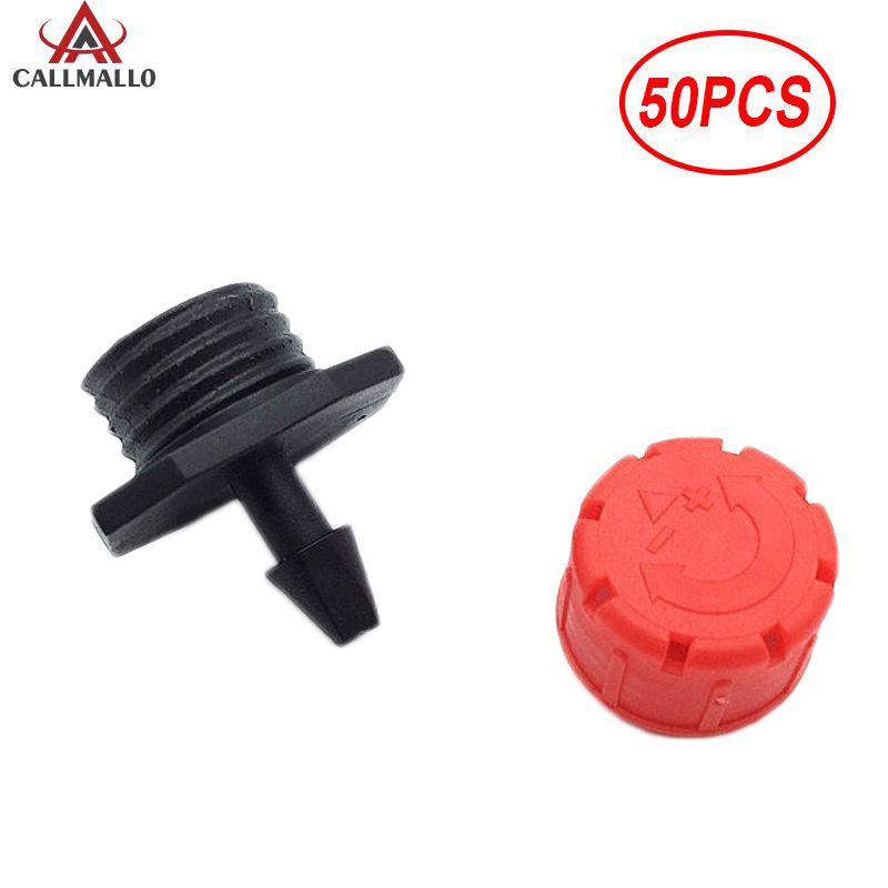 Bộ 50 đầu ống nước nhỏ giọt tưới vường 1/4"