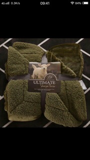Chăn lông cừu 1 màu Ultimate