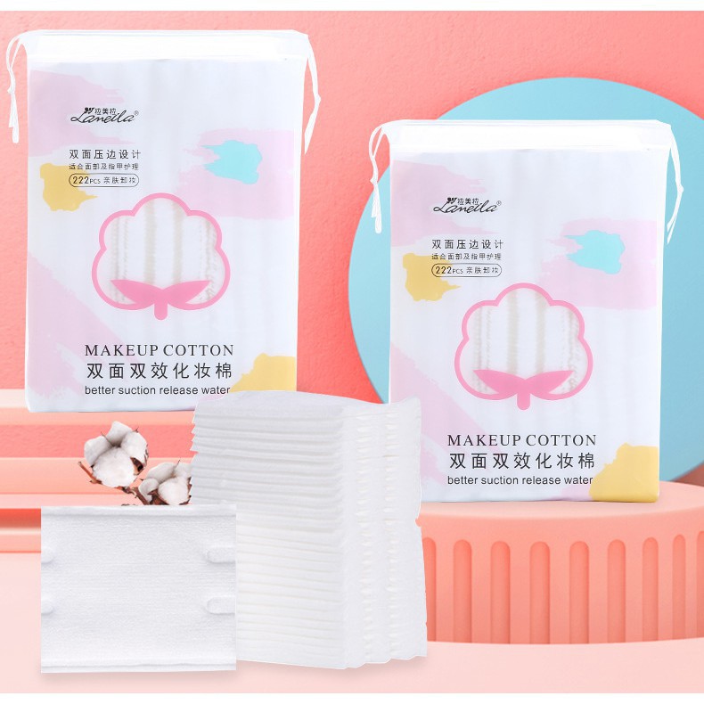 Bông Tẩy Trang Laneila - Cotton Pads túi 222 miếng