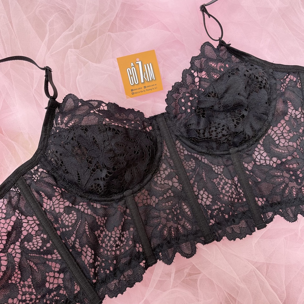 Áo Croset Lesa định hình from ngực có gọng ôm nâng tốt Cô Kim 7 | BigBuy360 - bigbuy360.vn