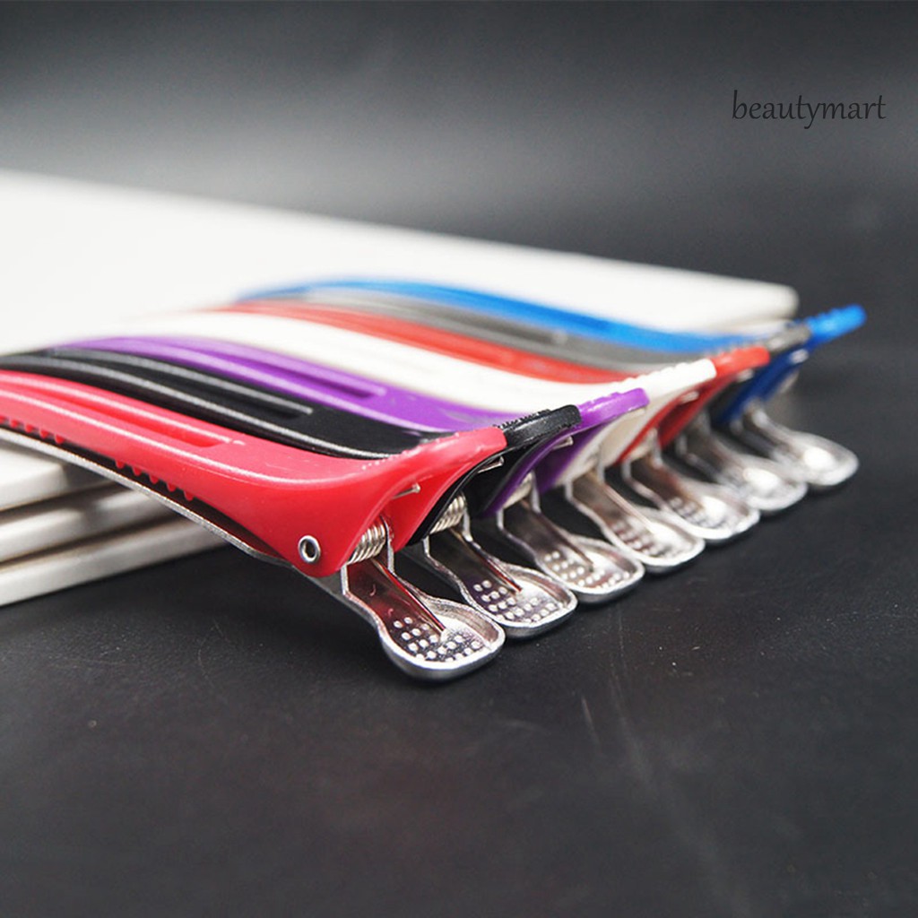 [Hàng mới về] Set 6 Kẹp Tóc Kiểu Mỏ Vịt Màu Sắc Đa Dạng Thời Trang Tiện Dụng Cho Nữ