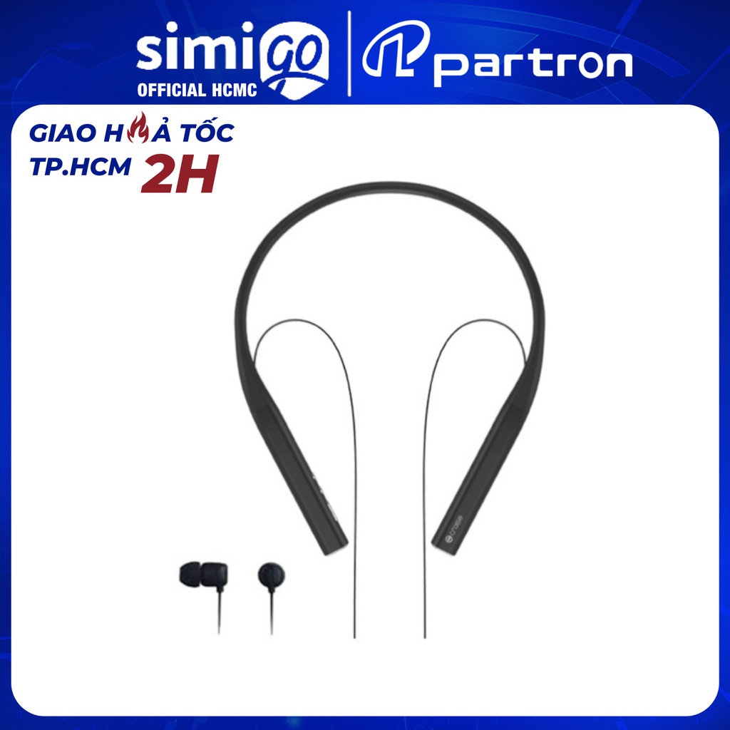 Tai nghe Bluetooth Partron PBH-300, nghe nhạc, đàm thoại, chơi thể thao, dùng cho iphone