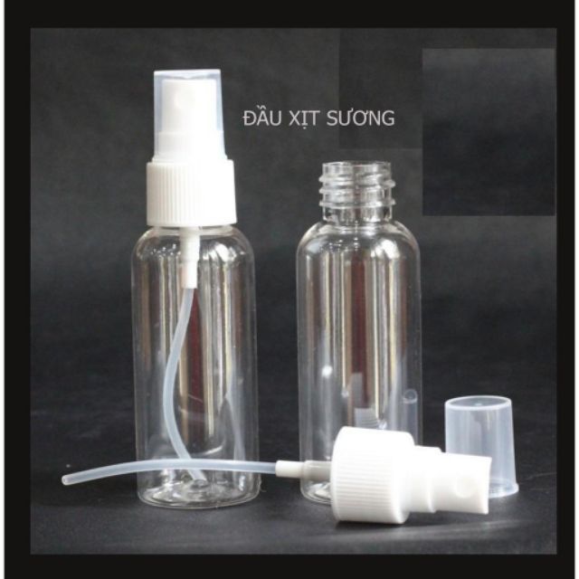 Chai Xịt Phun Sương 50ml, 100ml Trong Suốt