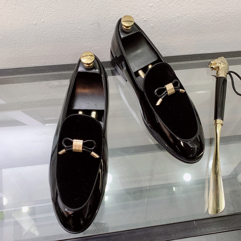 Giầy tây, giày da nam da bóng cao cấp,kiểu dáng Loafer : 206